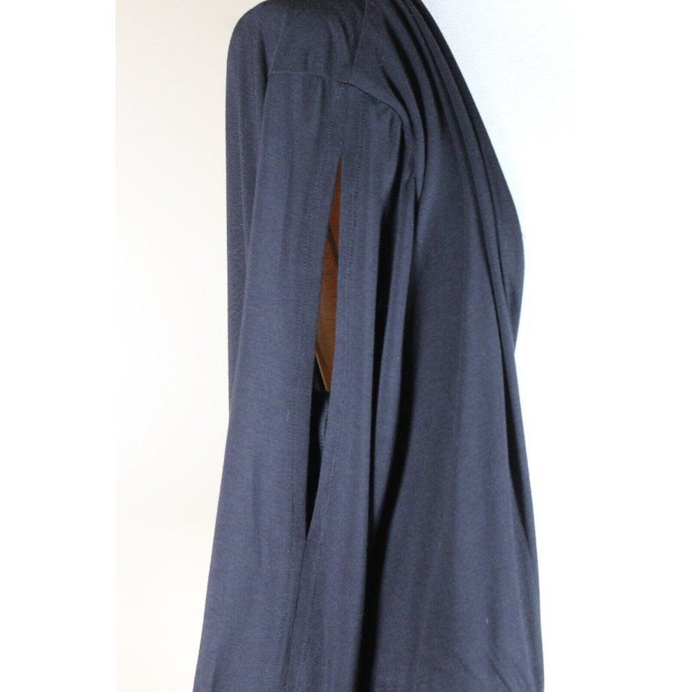 Bebe Black Short Romper Stretch Jumpsuit Medium Criss-Cross Belted - Picture 8 of 8